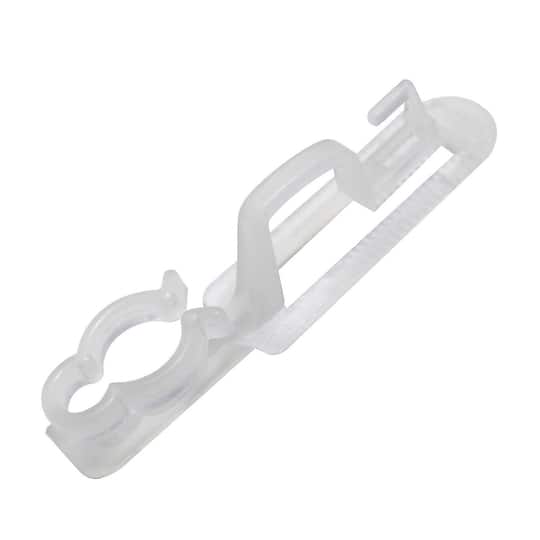 100ct Outdoor Gutter and Shingle Clips for Mini Christmas Lights